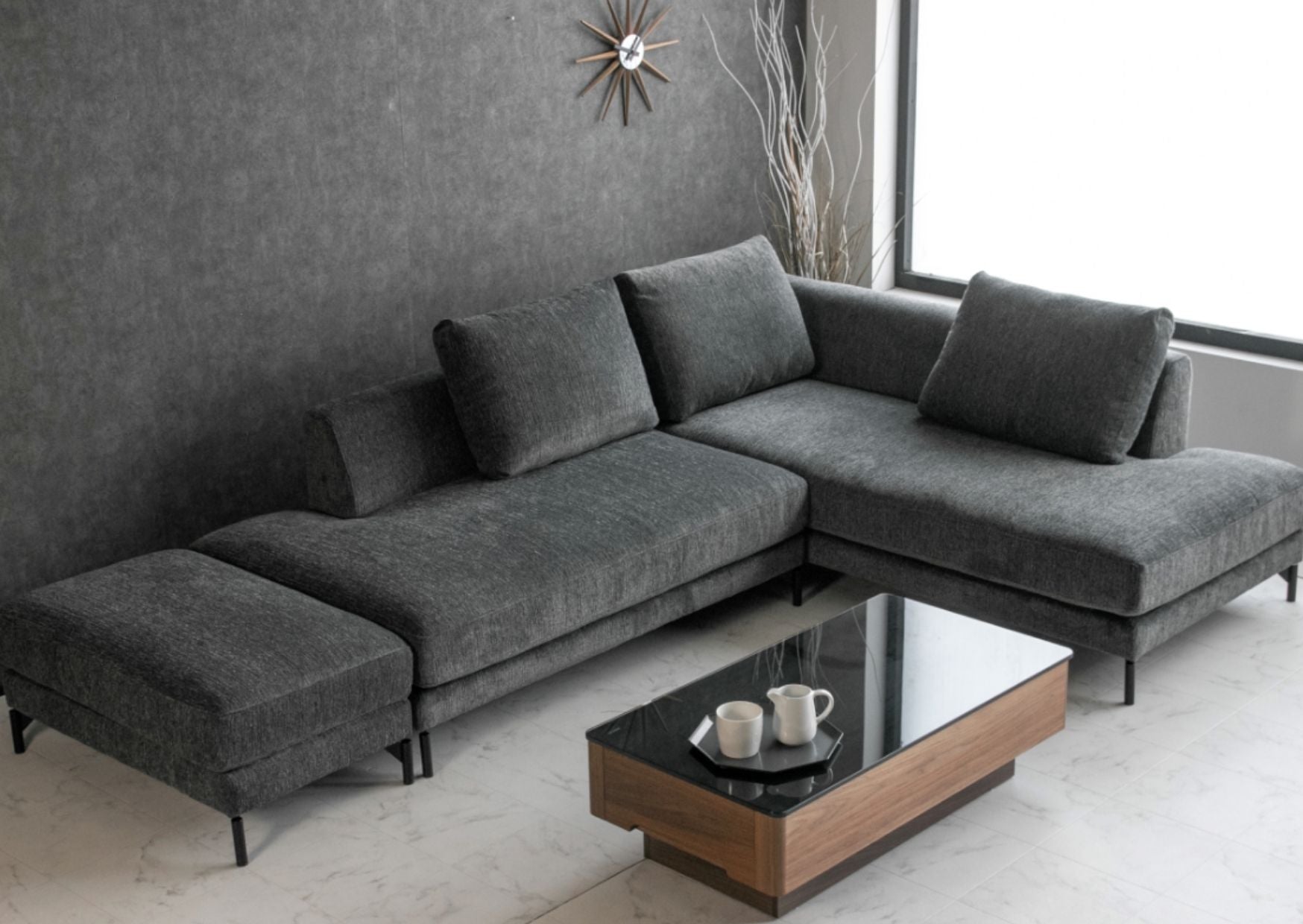 ✨【アウトレット】GRACE　3人掛けカウチソファ ✨【アウトレット】GRACE 3人掛けカウチソファ