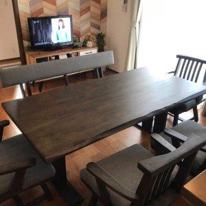 納品事例　府中市Ｅ様邸（ダイニングテーブル、チェア）