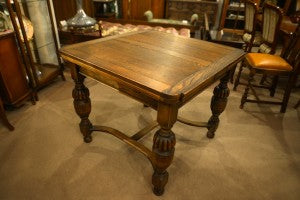 アンティーク家具　ドローリーフテーブル（1900年頃、伸長テーブル、修復済み）完売です