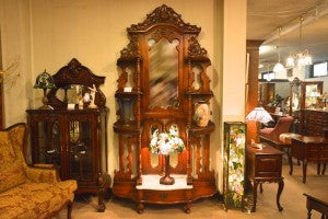 アンティーク家具　ホールミラー　1870年代　完売です