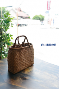 やまぶどうとくるみの籠バッグ展　2014年8月　開催中