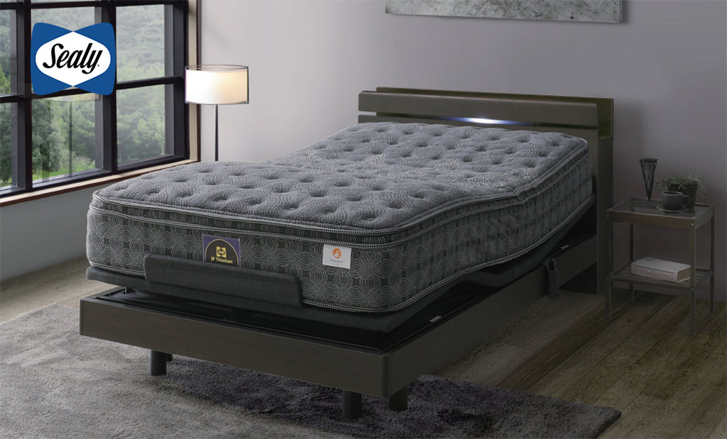 【シーリー】<br>【シングル】<br>アジャスタブルベッド用フレーム<br>ブランデン　マットレスセット<br>〔bed246〕