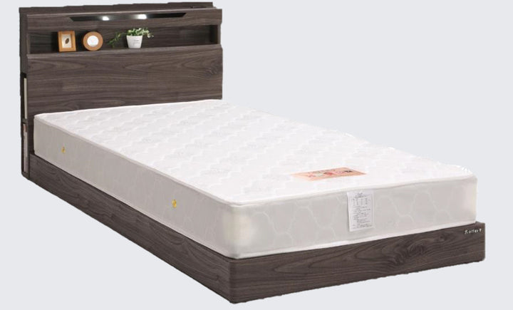 ベッドシングル 側面に収納棚がついたベッド【シングル】〔bed276〕 – 府中家具の館