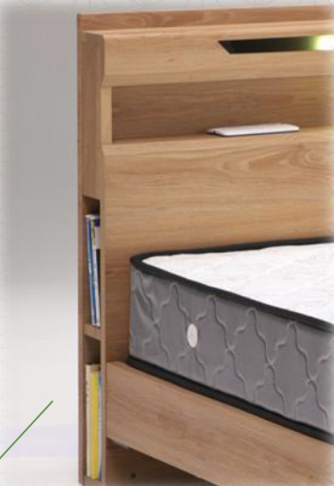 ベッドシングル 側面に収納棚がついたベッド【シングル】〔bed276〕 – 府中家具の館