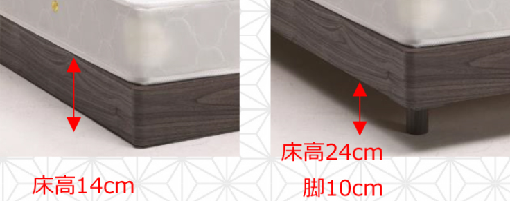 側面に収納棚がついたベッド【シングル】〔bed276〕 – 府中家具の館