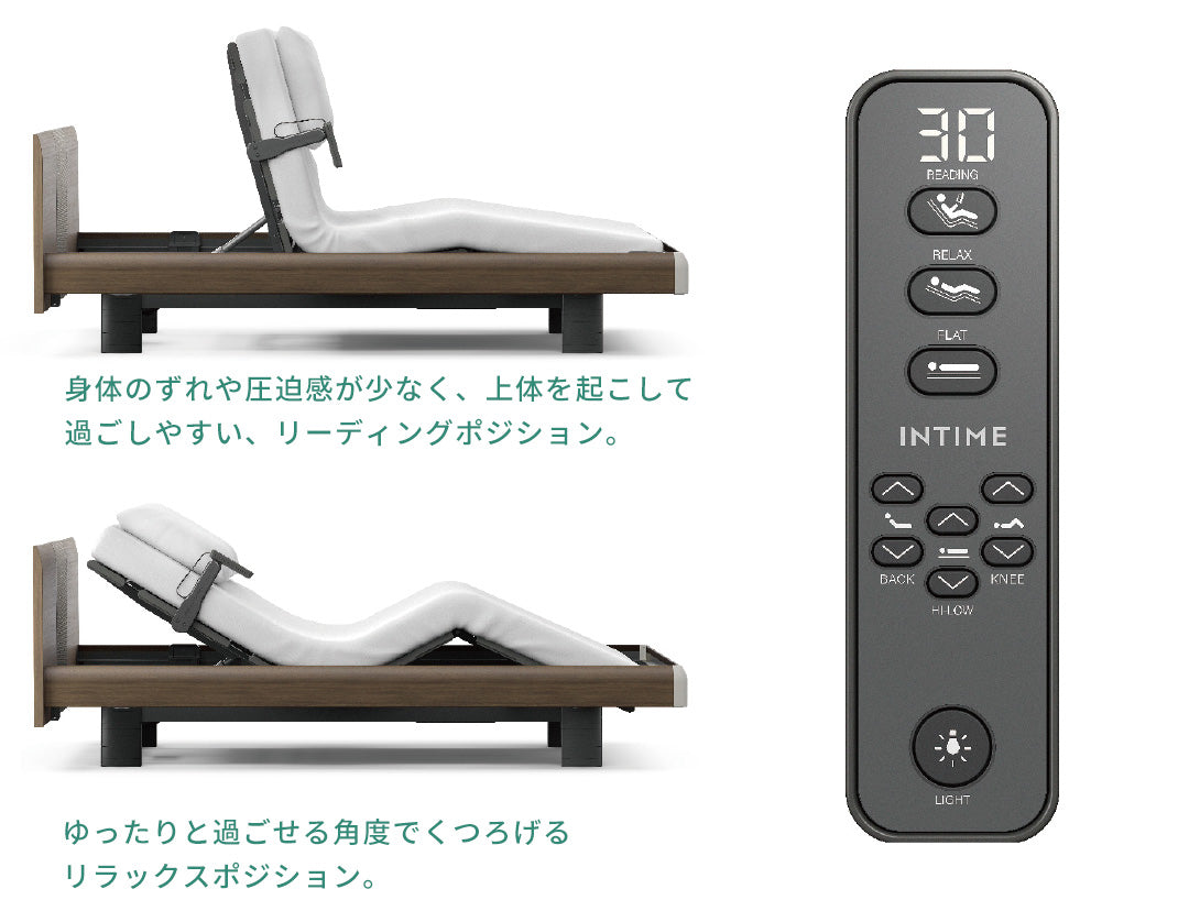 パラマウントベッド】【シングル】3モーター電動ベッドマットレス付き