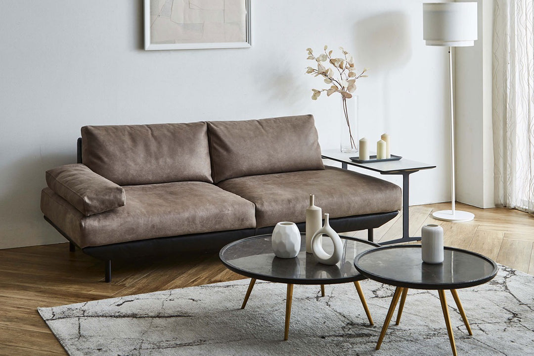 ツートンがオシャレなカウチソファ〔sf039〕 – 府中家具の館