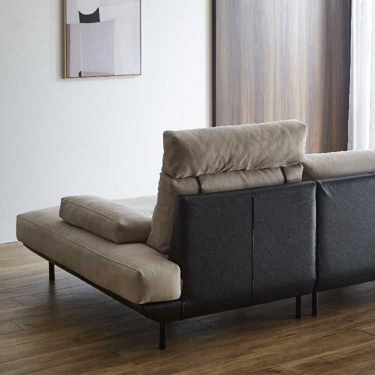 ツートンがオシャレなカウチソファ〔sf039〕 – 府中家具の館