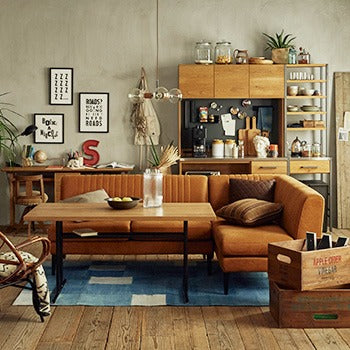 カジュアルなダイニングソファ〔sf064〕 – 府中家具の館