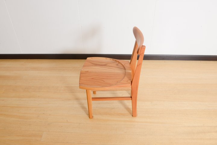 けやきの椅子　オーダーメイド けやきのチェア〔ch002〕 – 府中家具の館