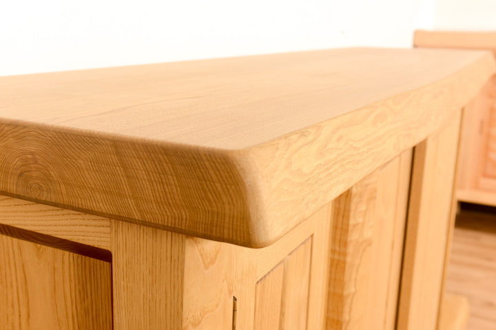 無垢材　栗材の大きな茶箱 無垢材 栗材の大きな茶箱