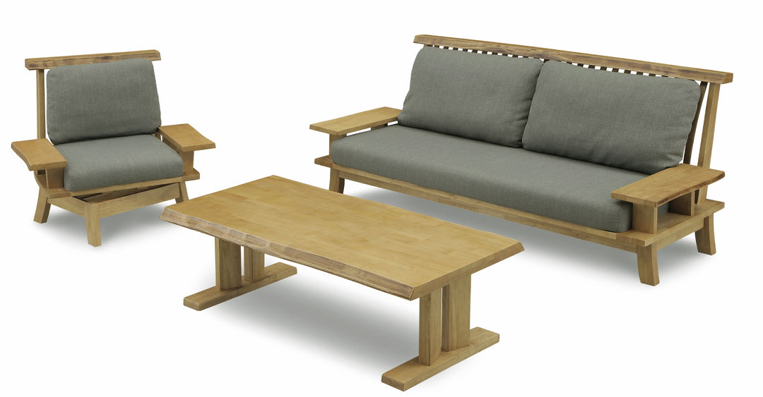 和モダン　ソファ 無垢材をふんだんに使った和モダンソファー〔sf021〕 – 府中家具の館